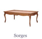 The Sorges low table is in the Regency style, but you should also look out for the Louis XV lounge table